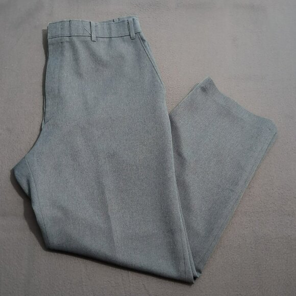 VTG 80's Levi's Action Slack Men 38X30 (36X29) Blue Straight Leg Dress Pants - Picture 1 of 12